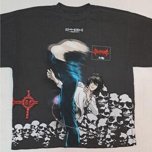 Civil Regime x Death Note L Kick Oversized T-shirt - Men's size MEDIUM